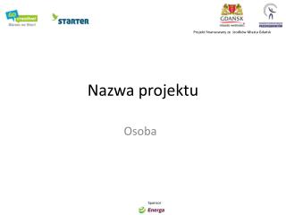 Nazwa projektu