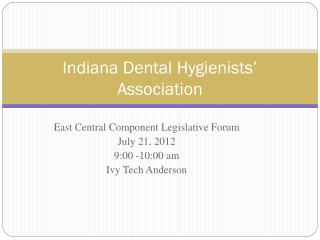 Indiana Dental Hygienists’ Association