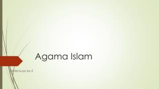 Agama Islam