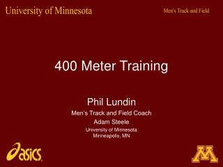 400 Meter Training