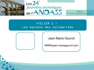 ATELIER 1 : Les maisons des solidarités