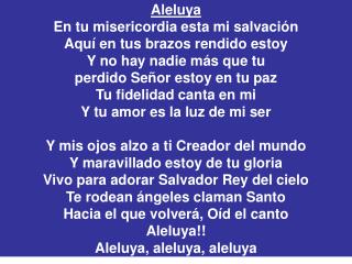 Aleluya Hillsong