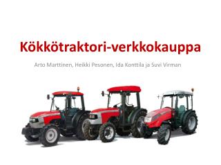 Kökkötraktori-verkkokauppa