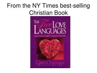 From the NY Times best-selling Christian Book