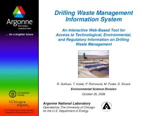 Drilling Waste Management Information System