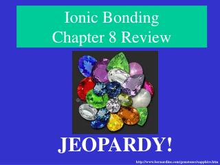 Ionic Bonding Chapter 8 Review