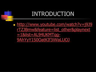 INTRODUCTION