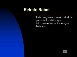 Retrato Robot