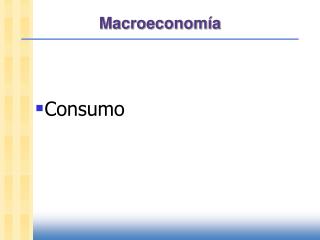 Macroeconomía