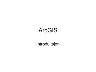 ArcGIS