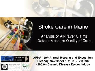 Stroke Care in Maine