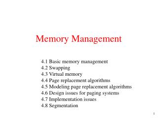 Memory Management