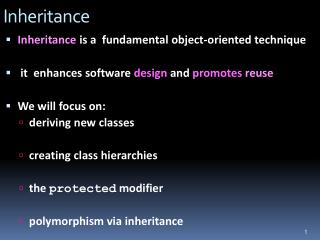 Inheritance