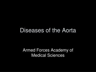 Diseases of the Aorta