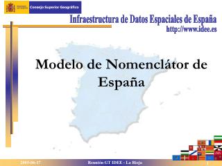 Modelo de Nomenclátor de España