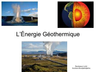 L’Énergie Géothermique
