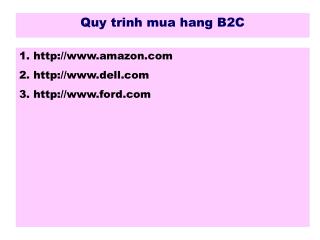 Quy trinh mua hang B2C