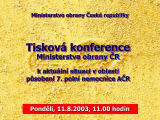 Ministerstvo obrany České republiky