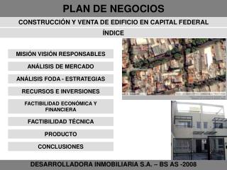 PLAN DE NEGOCIOS