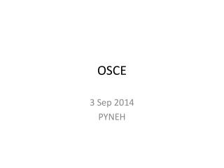 OSCE