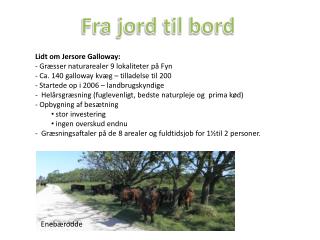 Fra jord til bord