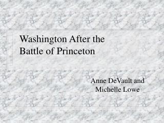 Washington After the Battle of Princeton