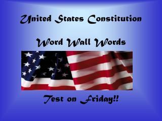 United States Constitution