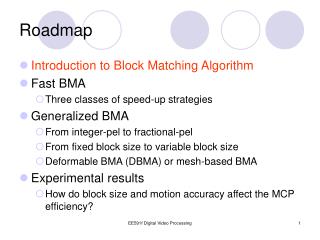 Roadmap