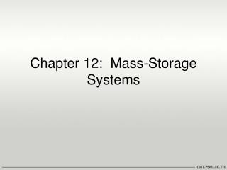 Chapter 12: Mass-Storage Systems