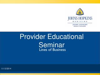 Provider Educational Seminar