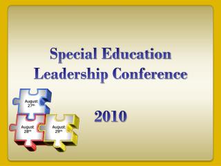 Special Education Leadership Conference 2010