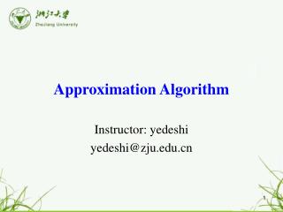 Approximation Algorithm