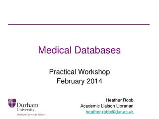 Medical Databases