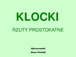 KLOCKI