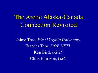 The Arctic Alaska-Canada Connection Revisited