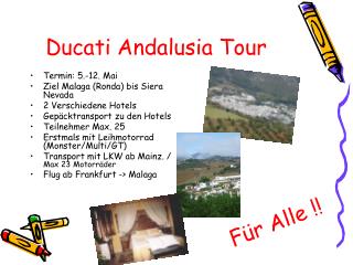 Ducati Andalusia Tour