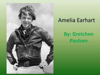 Amelia Earhart