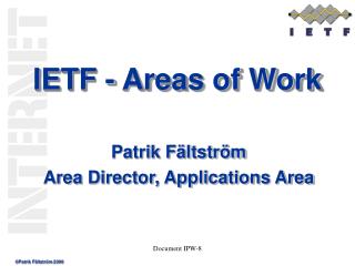 IETF - Areas of Work