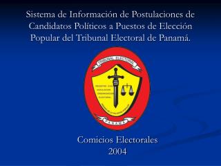 Comicios Electorales 2004