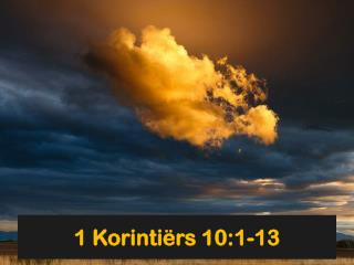 1 Korintiërs 10:1-13