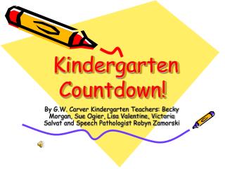 Kindergarten Countdown!