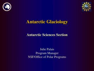 Antarctic Glaciology