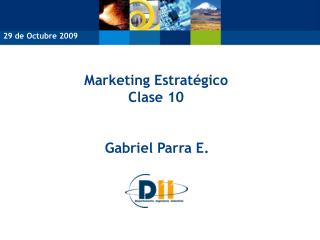 Marketing Estratégico Clase 10