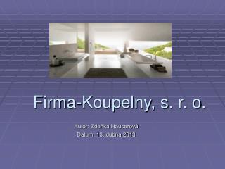 Firma-Koupelny, s. r. o.