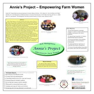 Annie’s Project – Empowering Farm Women