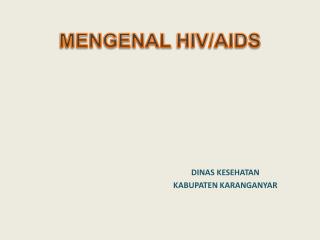DINAS KESEHATAN KABUPATEN KARANGANYAR
