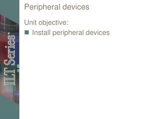 Peripheral devices