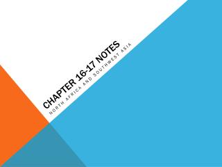 Chapter 16-17 Notes