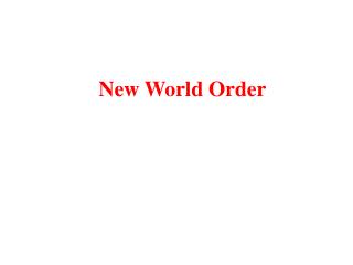 New World Order