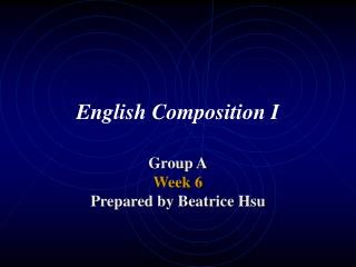 English Composition I